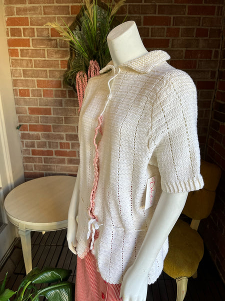 1970s does 1940s Cardigan Sweater