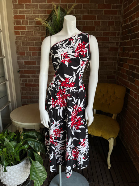 1980s does 1950s Tropical Dress