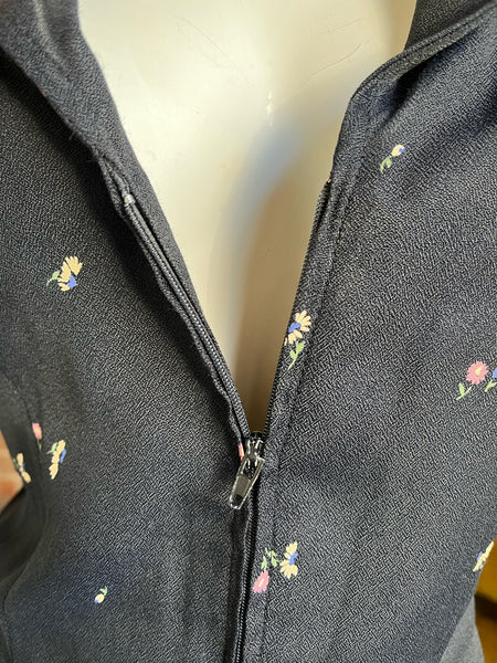 1990s does 1940s Jumpsuit Beach Pajamas