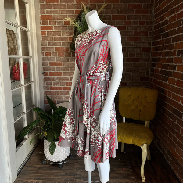 1970s Cherry Blossom Dress