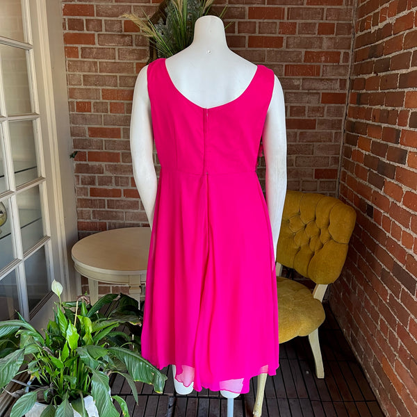 1960s Elinor Gay Pink Paillette Dress