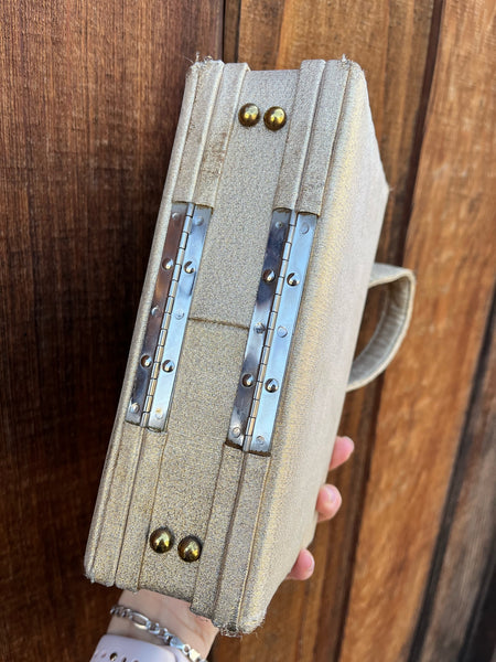1960s Gold Lurex Box Purse