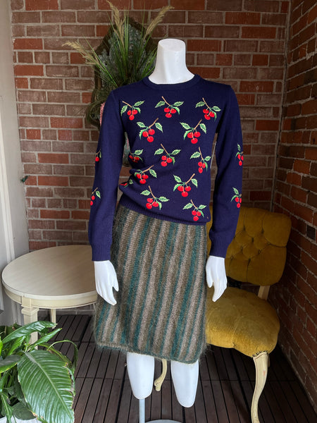 1960s Cherry Sweater
