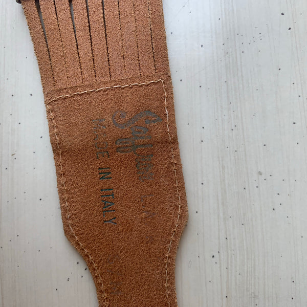 Metal Leather Belt
