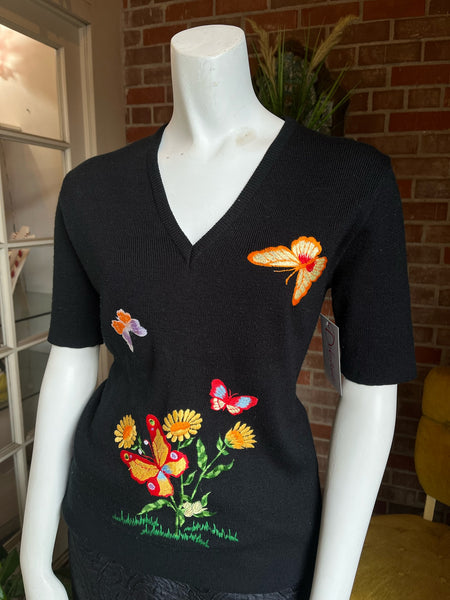 1970s Butterfly Sweater