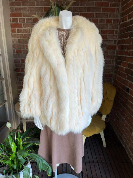 1970s Donald Brooks Fox Fur Coat