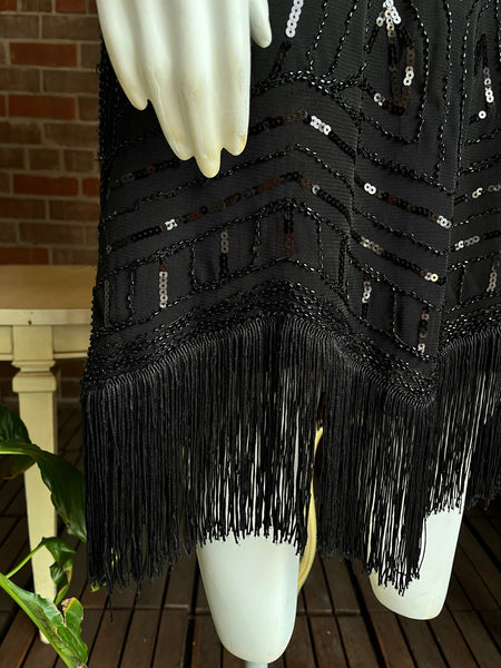 Black Flapper Style Dress