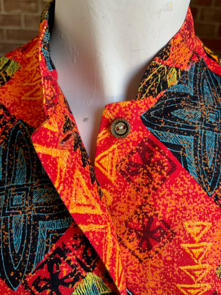 1970s Paradise Hawaii Tea Timer Tunic
