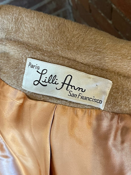 1960s Lilli Ann Mohair Coat