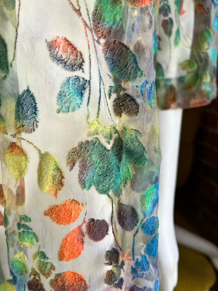 1960s Sheer Floral Dress