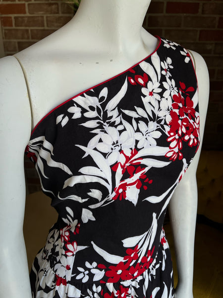 1980s does 1950s Tropical Dress
