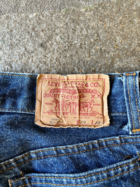 1980s 701-0117 Levis Student Jeans 28x32