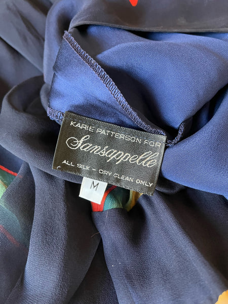 1980s does 1920s Silk Dress