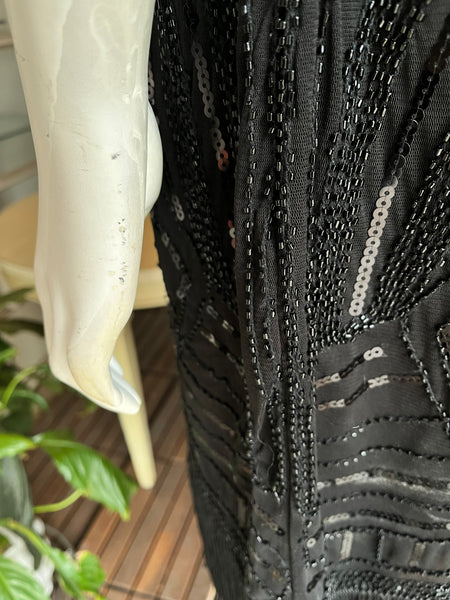 Black Flapper Style Dress