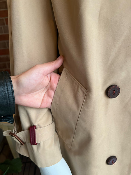 1970s Etienne Aigner Rain Trench Coat