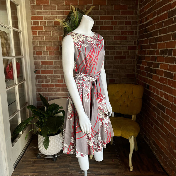 1970s Cherry Blossom Dress