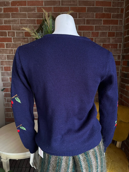 1960s Cherry Sweater