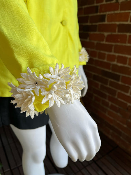 1960s Mr. Blackwell Daisy Top