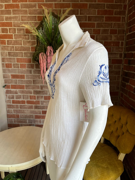 1970s Greek Folk Top