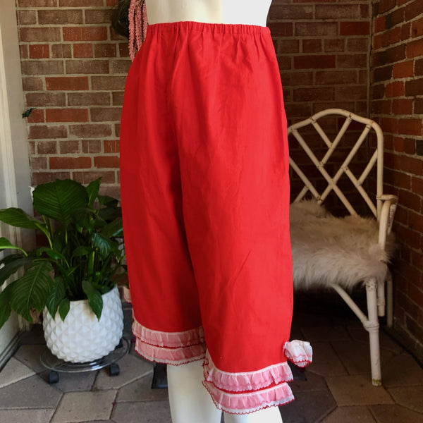 1960s Cotton Bloomers Capris
