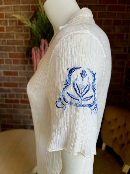 1970s Greek Folk Top