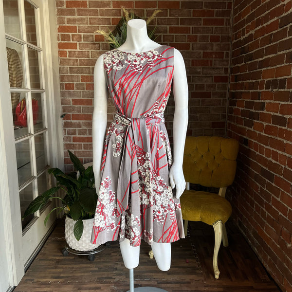 1970s Cherry Blossom Dress