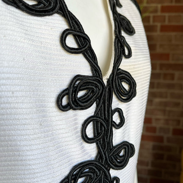 1960s White Oscar de La Renta Dress