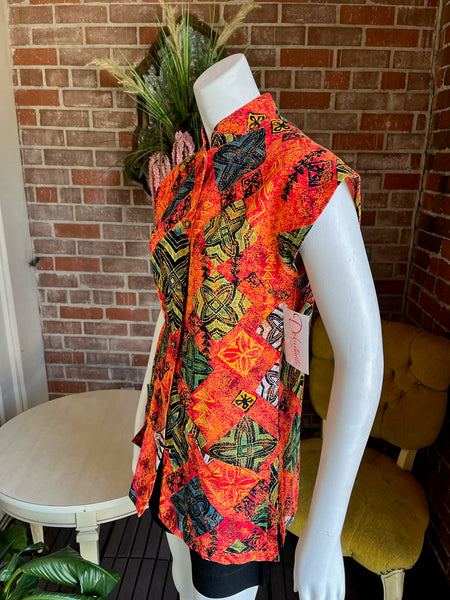 1970s Paradise Hawaii Tea Timer Tunic