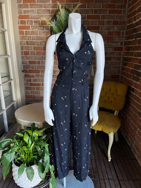 1990s does 1940s Jumpsuit Beach Pajamas