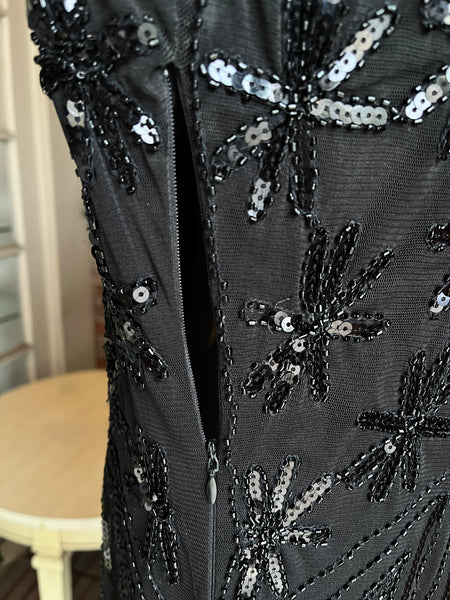 Black Flapper Style Dress