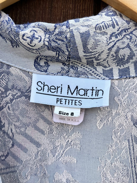 1990s Toile Blouse