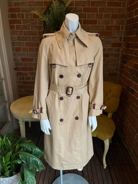 1970s Etienne Aigner Rain Trench Coat