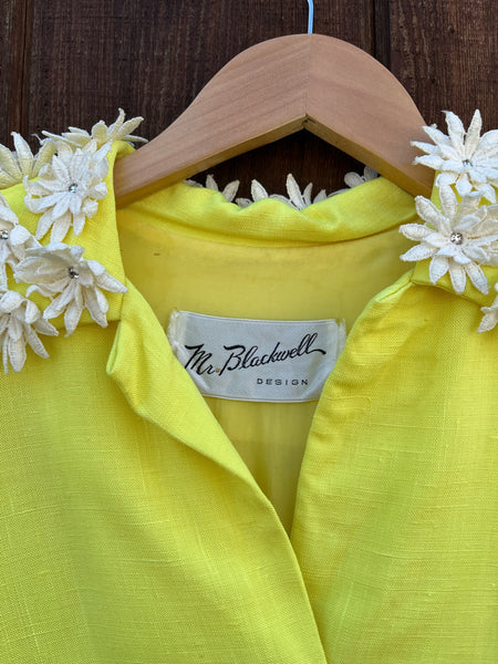 1960s Mr. Blackwell Daisy Top