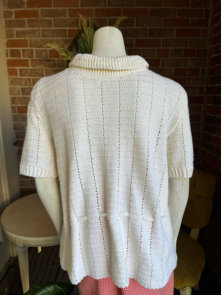 1970s does 1940s Cardigan Sweater