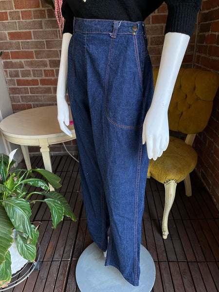 1950s Side Zip Sanforized Jeans 32”