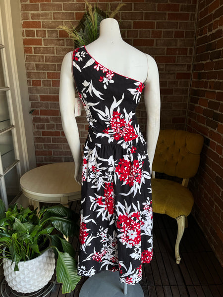 1980s does 1950s Tropical Dress