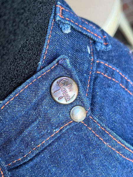 1950s Side Zip Sanforized Jeans 32”
