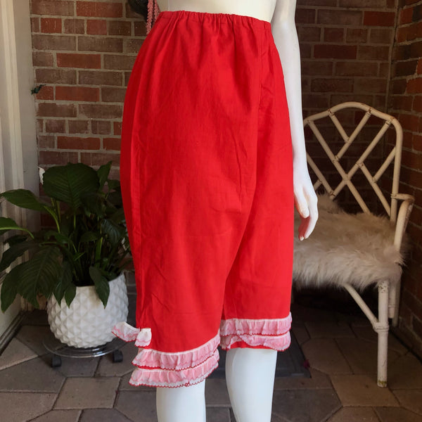 1960s Cotton Bloomers Capris