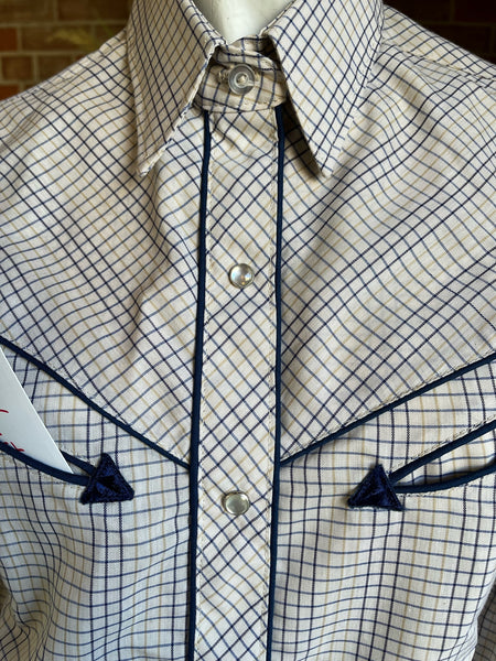 1970s Karman Western Button Up Top