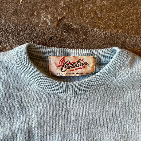 1950s Powder Blue Sweater