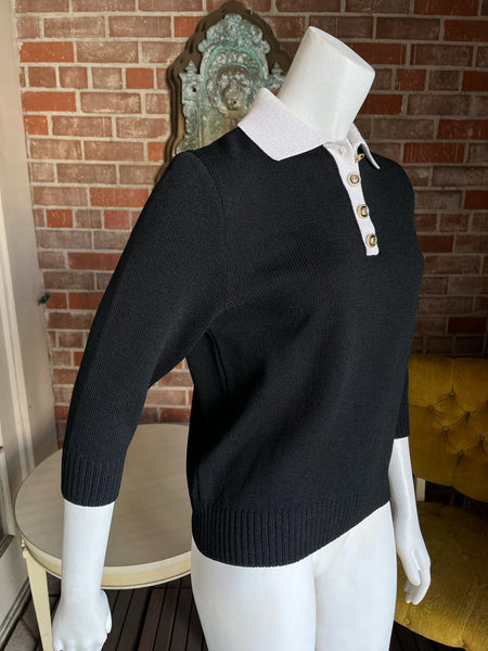 1990s St. John Collared Sweater