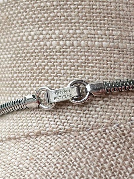 1960s Silver Bow Necklace Trifari