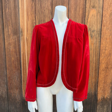 Red Velvet Coat