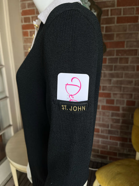 1990s St. John Collared Sweater