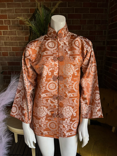1960s Silk Asian Jacket