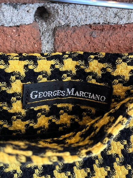 Y2K Yellow Tweed Georges Marciano