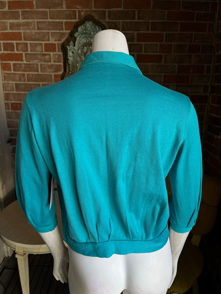 1950s Turquoise Cardigan