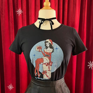 A Christmas Wish Retro Fitted Tee