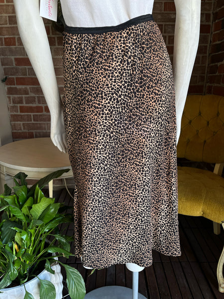 Cheetah Slip Skirt