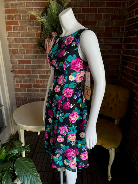 1980s Deadstock Floral Dress